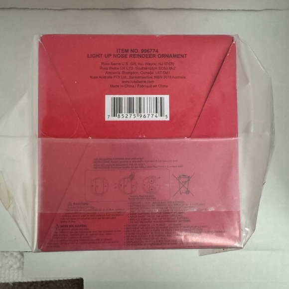 Reindeer Ornament Lights Up - Picture 5 of 6